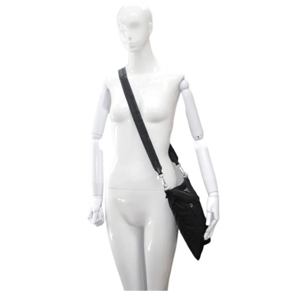 Authentic Prada Black Tessuto Nylon Messenger Crossbody Bag - Picture 3 of 12